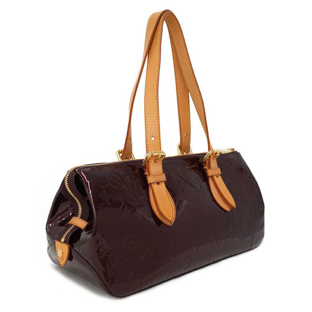 Louis Vuitton Vernis Monogram Bag Shoulder Avenue Rosewood